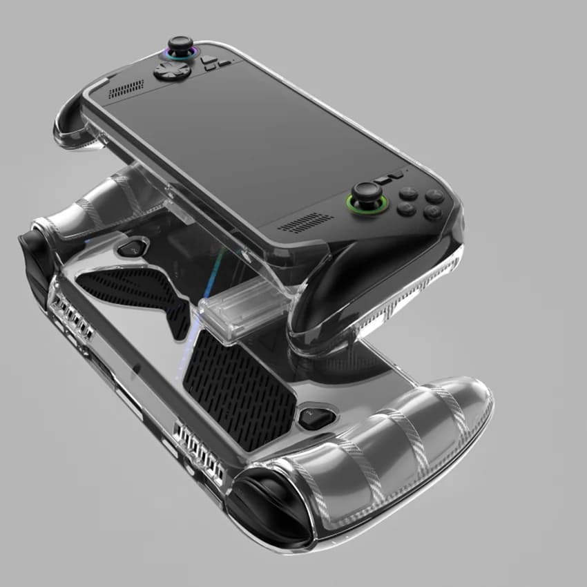 Custodia trasparente in TPU portatile con supporto posteriore - Accessori per coperture protettive antiscivolo e resistenti agli urti per ROG Xbox Ally X