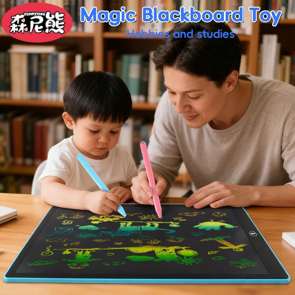 SENNIXIONG Lavagna LCD da 8.5/10/12/16 Pollici, Strumento per Disegnare e Scrivere, Tablet Educativo per Bambini, Regalo per le Vacanze