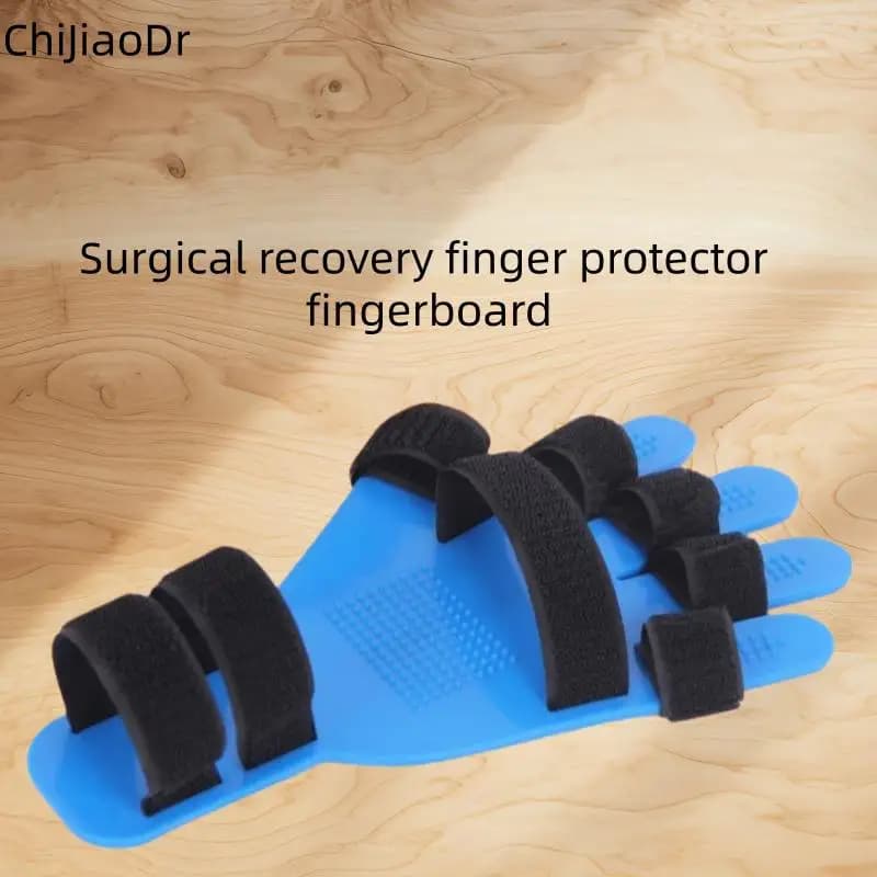 ChiJiaoDr Recupero chirurgico Protezione per le dita Bordo per le dita Attrezzatura per l'allenamento riabilitativo delle dita Fissatore per il polso della mano