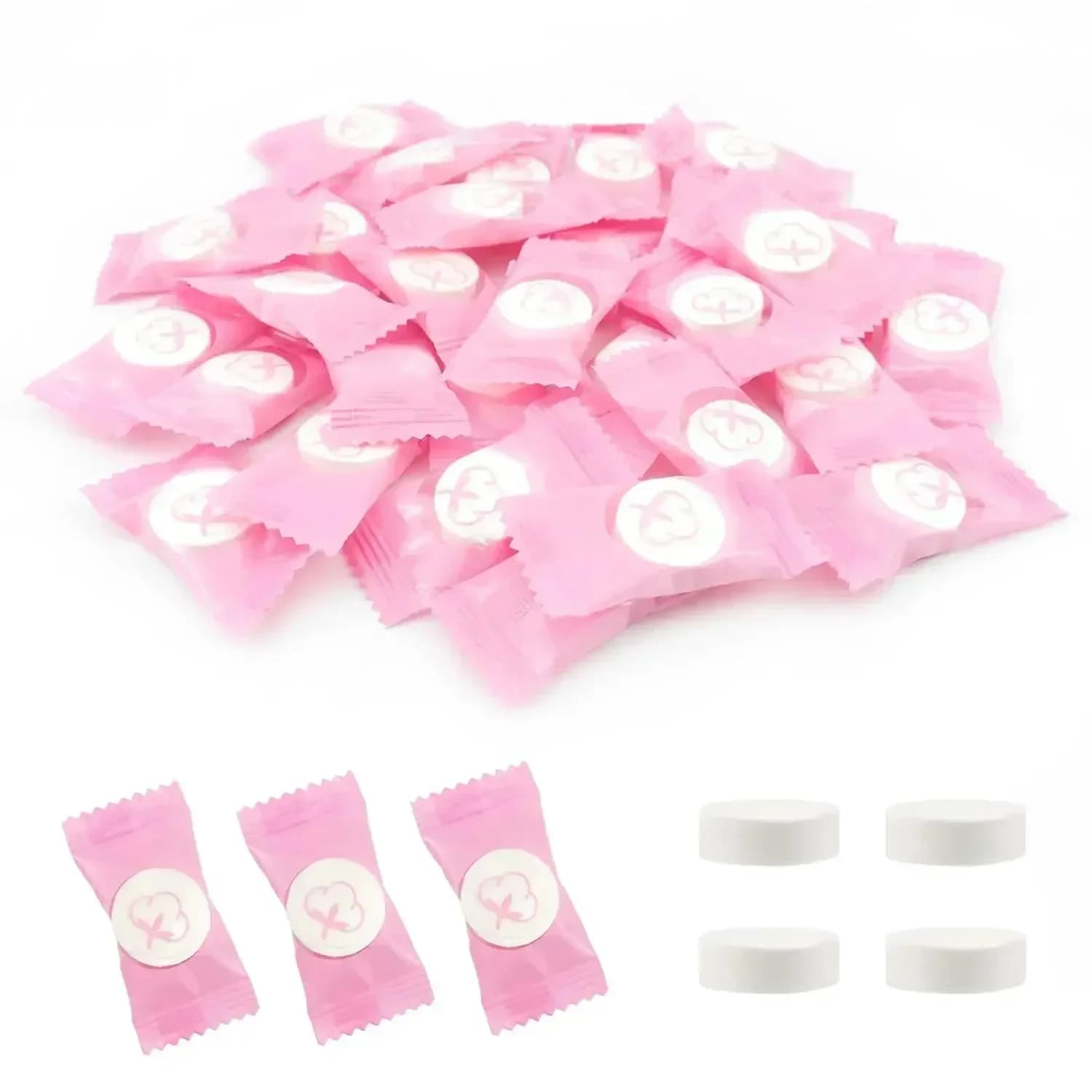 30 PCS Disposable Compressed Towels, Portable Mini Coin Cotton Face Towe for Outdoor Travel, Home, Sports, Camping, Hiking