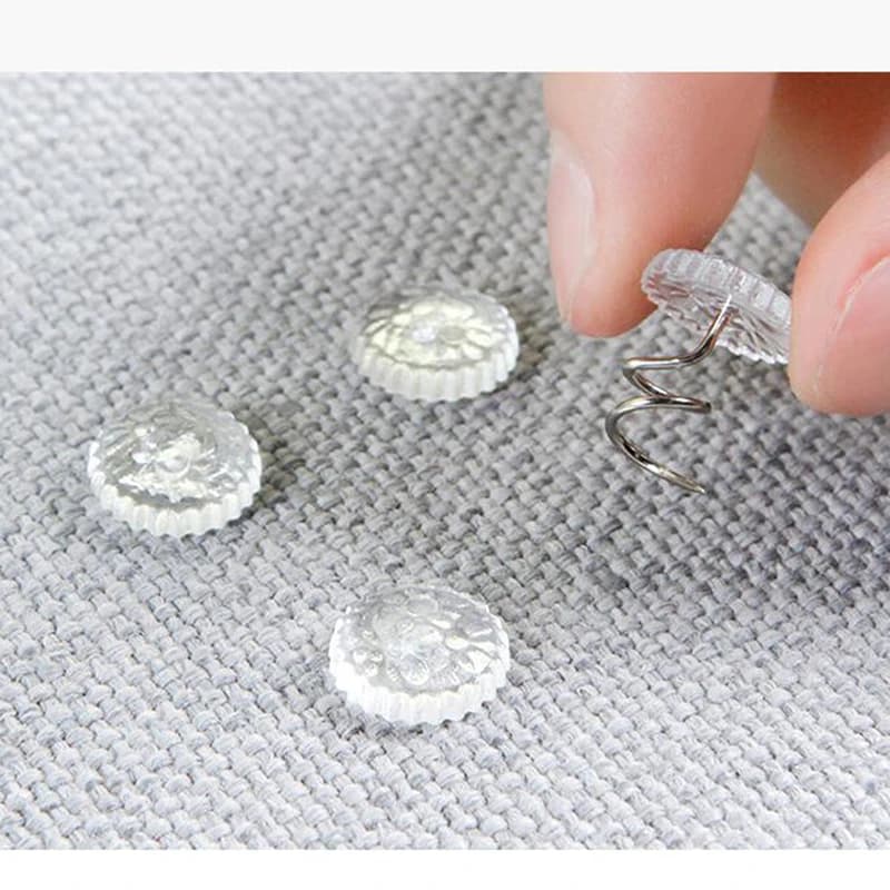 The sofa with 20-piece pins/wheel box and fixing braided nails with fixed quilt sheets anti-slip buckle