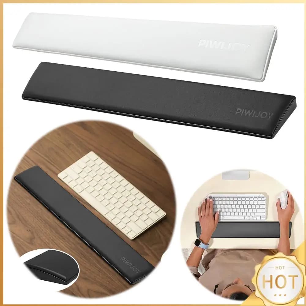 Supporto per Polso in Memory Foam, Tappetino per Tastiera, Cuscinetto per Polso per Computer e Laptop, Casa e Ufficio