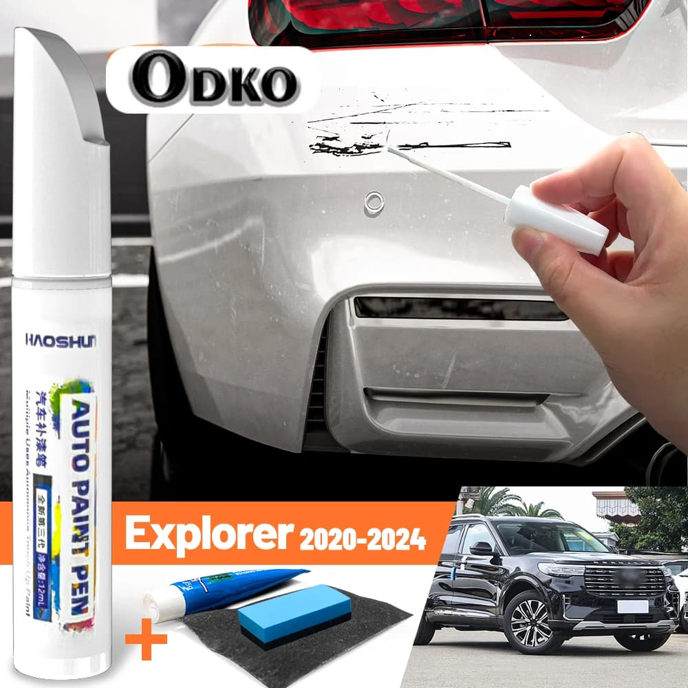 Penna per Vernice Auto, Riparatore di Graffi, Cera per la Cura della Vernice, Rimuovi Graffi per Ford Explorer U625 2020-2024 2021 2022 2023