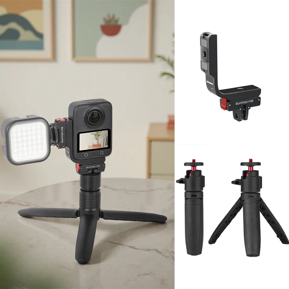 For DJI OSMO 360 L-Type Magnet Stand Holder Multifunction Quick-release Easily Bracket Mount Accessories Adjustable Holder Set