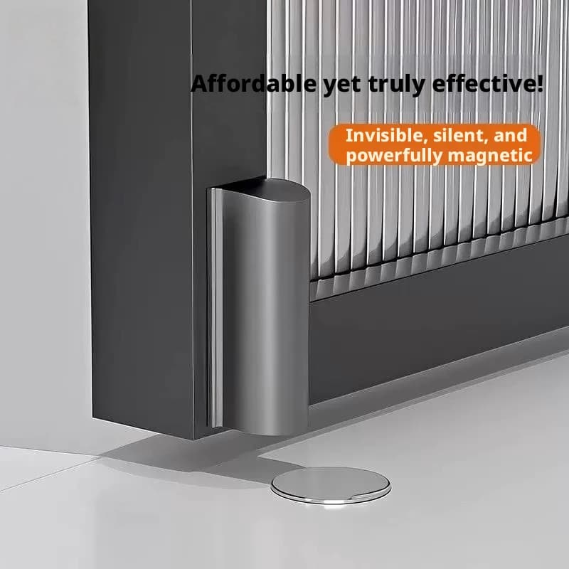 Home Decor Magnetic Door Stopper - Hidden Wall Protector Bumper & Furniture Hardware