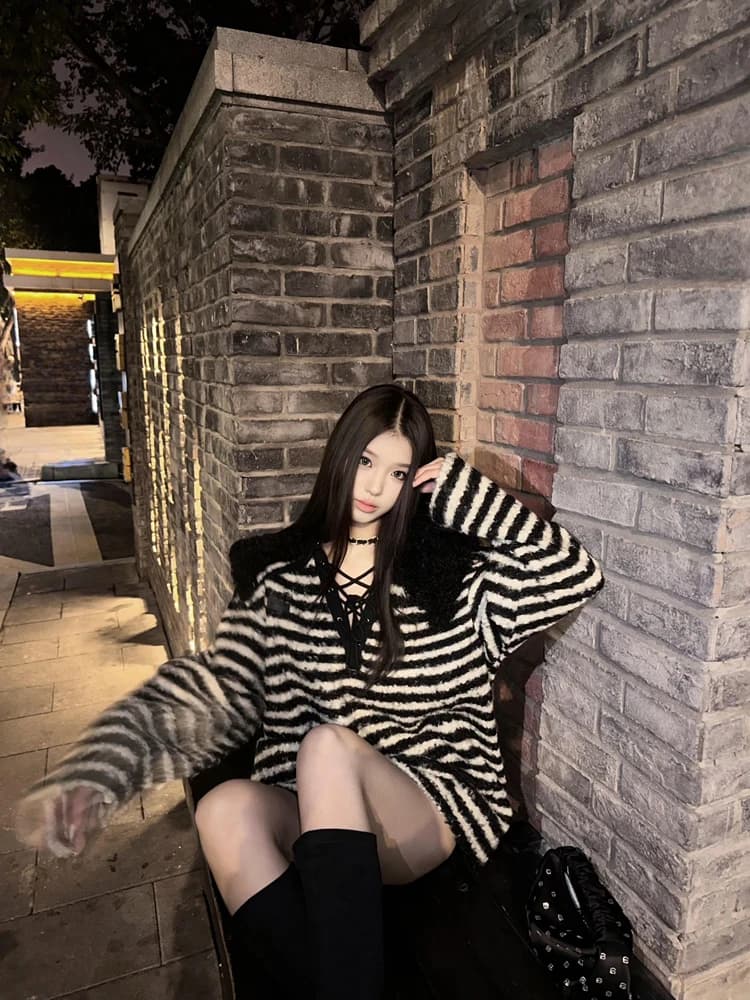 Sweaters Jumpers Pullovers Women Knit Top Crochet Loose Irregular Solid BF Y2K Business Meeting Professional Modern Simple Sport