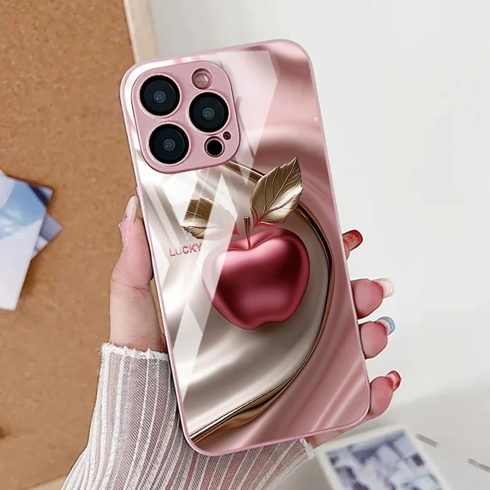Tempered Glass Phone Case for iPhone 16 Pro iPhone 15 13 11 12 14 17 Pro Max Air 16e 7 8 Plus XR SE Soft shockproof case
