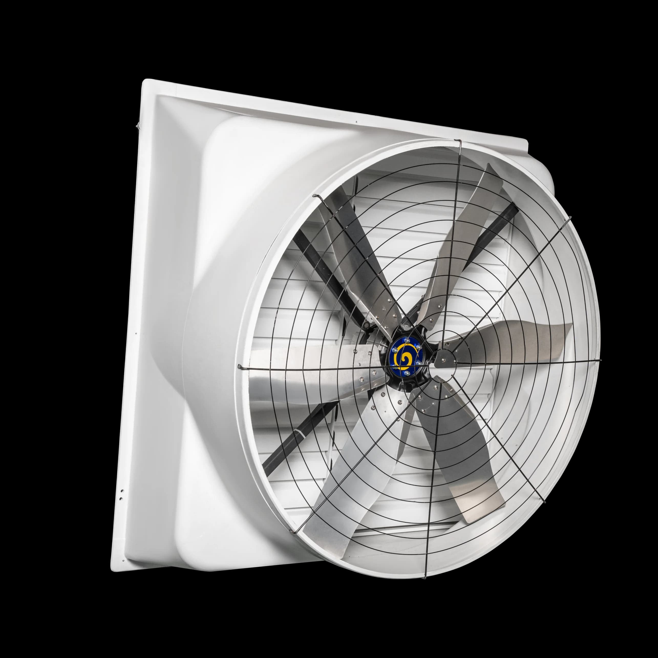 48 inch industrial exhaust fan for poultry farm, cow house, suspended ventilation fan with steel blades for dairy products