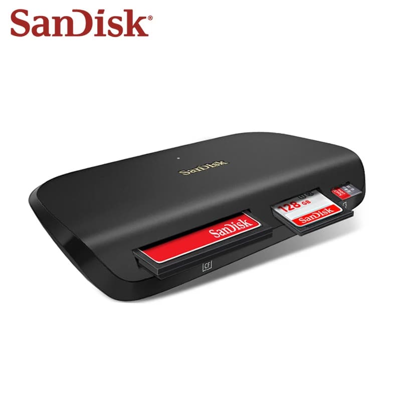 Lettore Multi-Card SanDisk A631 USB-C ImageMate PRO per Schede SD, microSD, CF, Supporta UHS-II, Trasferimento 312MB/s