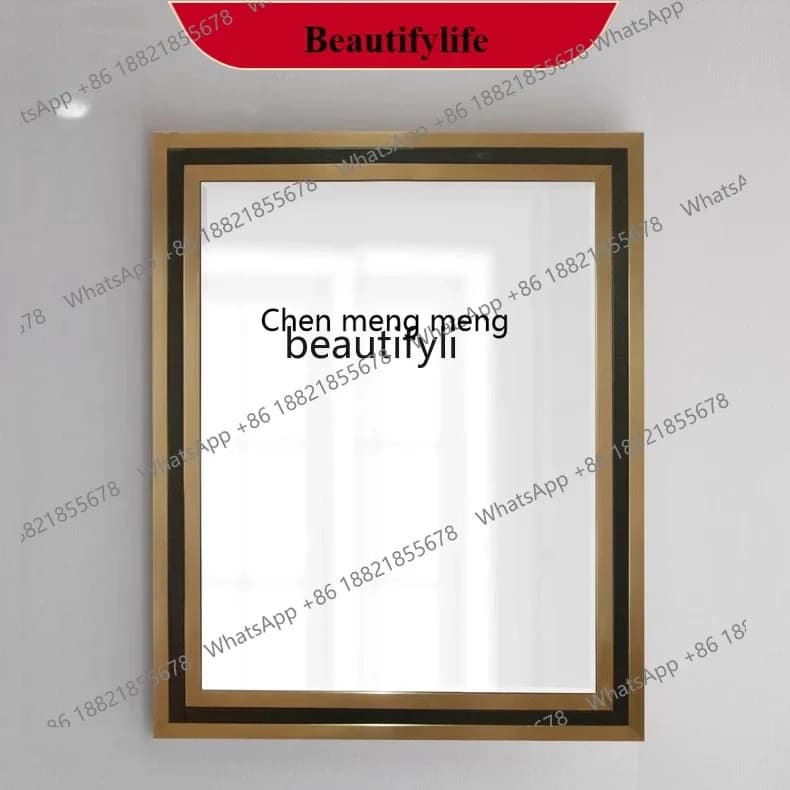 G153 Specchio da bagno nordico da appendere alla parete, specchio da bagno per lavare e spogliare, specchio decorativo per ingresso