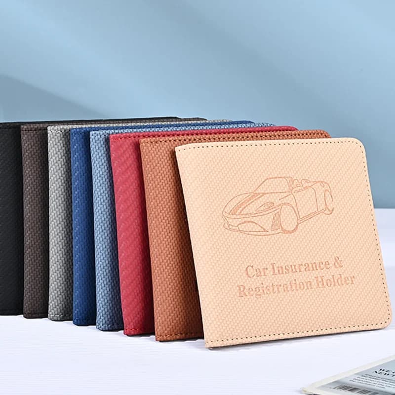 Porta Documenti e Assicurazione Auto, Organizzatore per Vano Portaoggetti, Accessori Interni per Auto per Documenti, Carte, Licenze