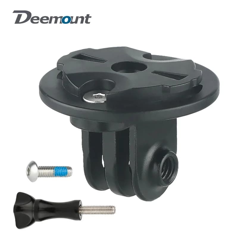 Staffa di montaggio per computer da bicicletta Base fissa Accessori di riparazione rapida per parti di ricambio dell'adattatore per fari della fotocamera Garmin Gopro