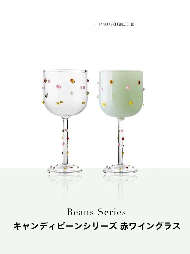Bicchieri da Vino Creativi Tlife per Donne, Calici in Cristallo per Vino Bianco e Rosso con Design a Chicchi, Stile Nordico