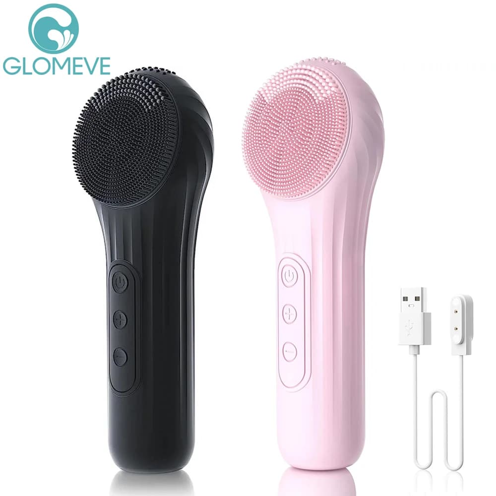Sonic Sonic Waterproof Face Cleaning Brush Rechargeable Scrubber Exfoliating Vibration Deep Cleansing Skin Care Tool