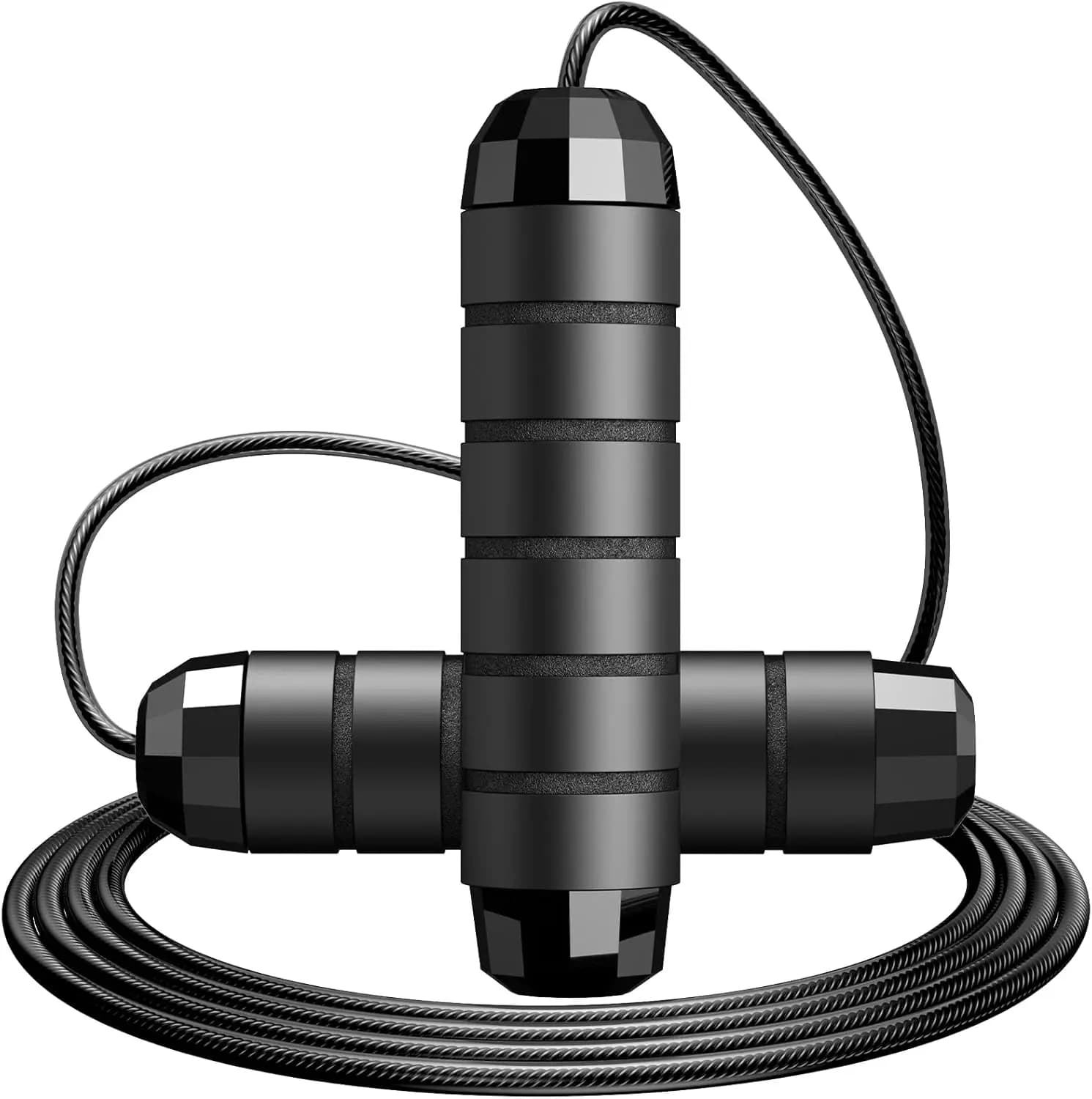Adjustable Jumping Wheel Cord with Ball Bearings for Men, Women, Children - Ideal for Fitness and Home Training