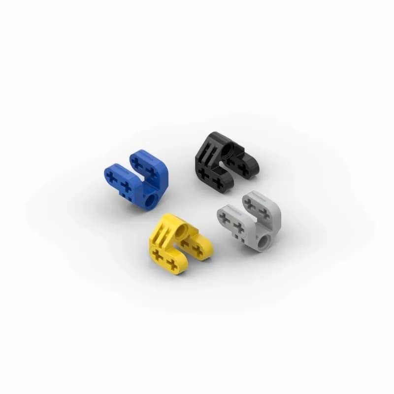 20pcs MOC Parts 92907 High-Tech Axle and Pin Connector mattone compatibile con spacco verticale blocchi di costruzione fai da te particelle giocattolo per bambini