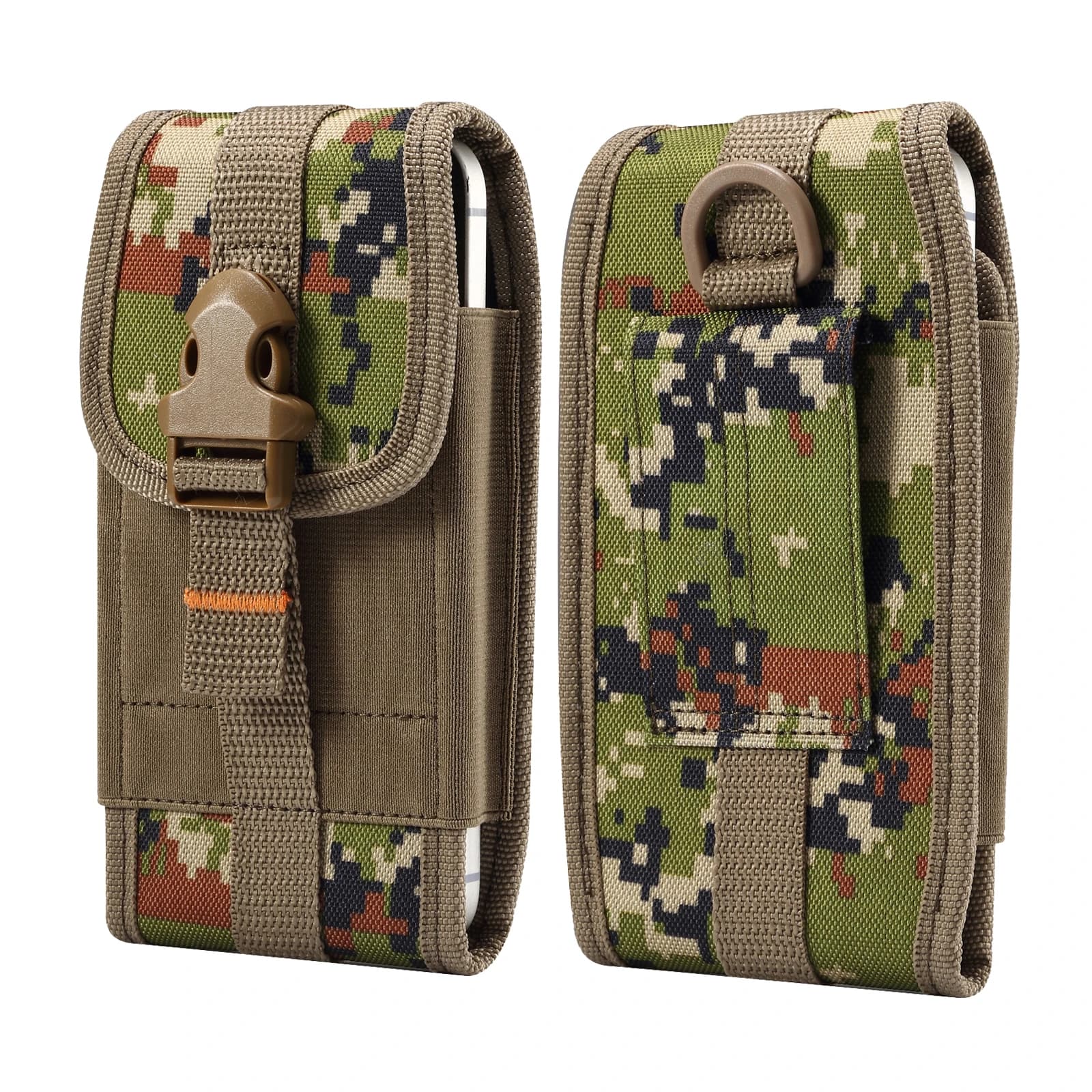 Supporto della cassa del telefono con clip da cintura tattica militare dell'esercito per iPhone 16 15 14 13 12 Pro Max Samsung S24 S23 Redmi Man Marsupio Fondina