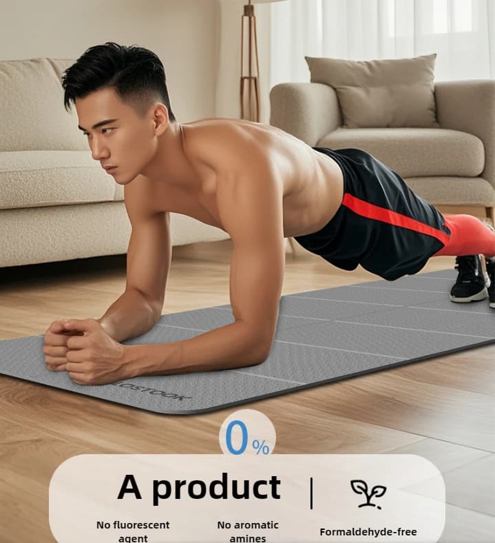 Foldable yoga mats Non-slip fitness mat and often for home gym Quiet exercise
