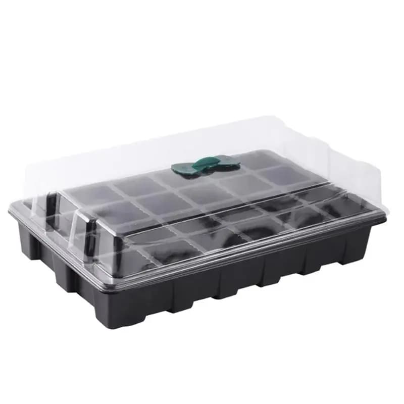 ABUN-Germination Box 24 Cells For Seedling Tray For Garden Greenhouse, Planting Box For Flower, Vegetable Seeds