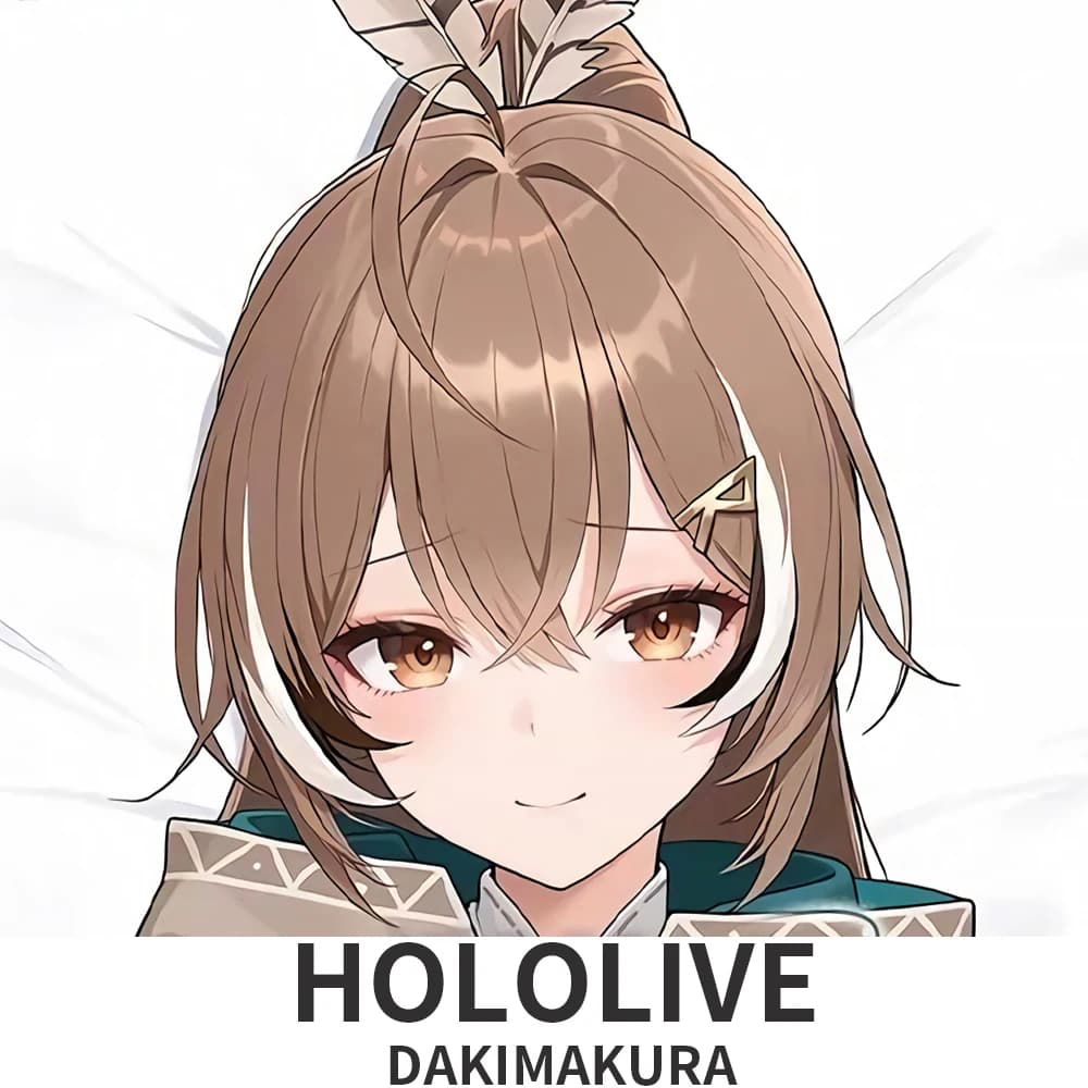 Dakimakura Hololive Nanashi Mumei Copricuscino con motivo in stile anime, custodia per cuscino per divano letto