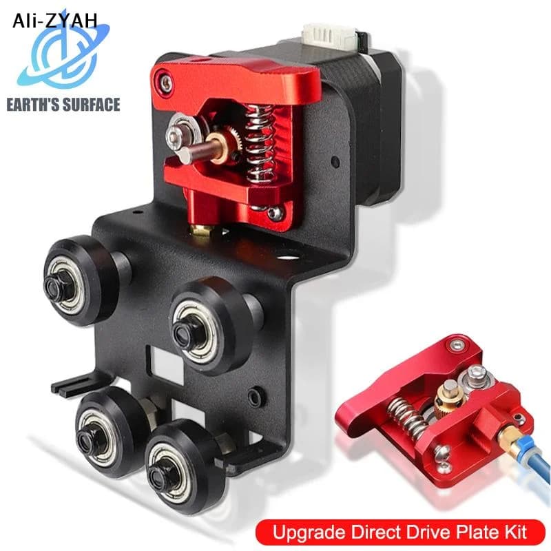 【AH】3D Printer Accessories Ender-3 Direct Drive Plate Metal Upgrade Kit For CR10 Ender 3 Direct Extruder Adapter