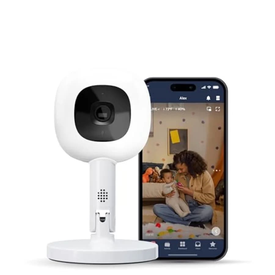 Smart Monitor for Children Nanit Pro with Flexible Support - 1080p Wi-Fi Camera, Sensor-Free Movement and Breathing Detector, Bidirectional Audio