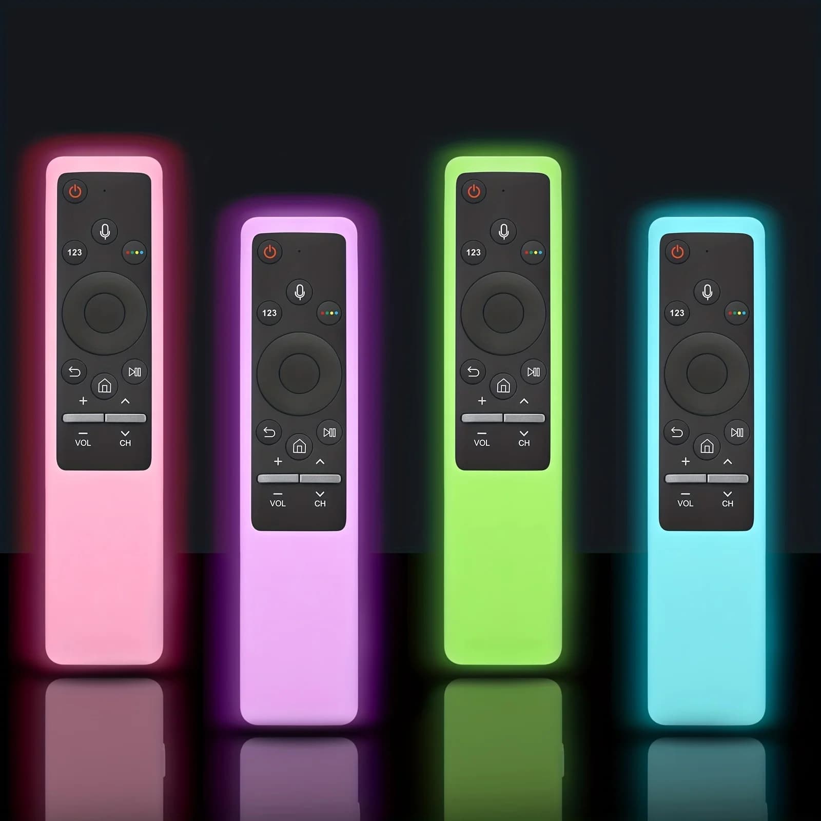 Luminous Protective Silicone Case for Samsung Smart TV Remote Control BN59 Series