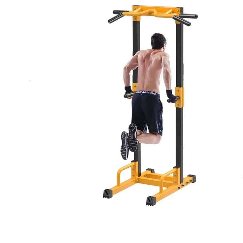 -Traction device for sports equipment, fitness equipment for domestic interiors, single and parallel commercial bars