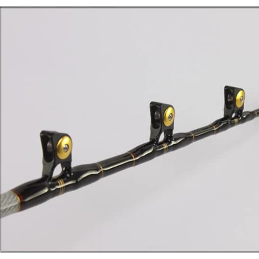 Fishing rod GMR022 Adjustable for Salt Water, with Roller Guides, for Big Game, with Curve Handle and Beef