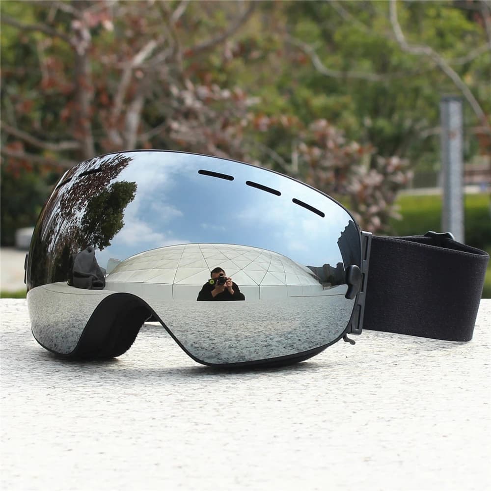 Winter Outdoor Ski Goggles for Men Women Teen UV400 Anti-Fog Snowboard Eyewear with Free Optical Frame And Bag Christmas Gift