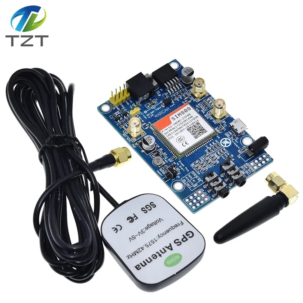 1/3 Pezzi Modulo Antenna SIM808 IPX SMA con Scheda di Sviluppo per Raspberry Pi con Supporto SIM 2G 3G 4G