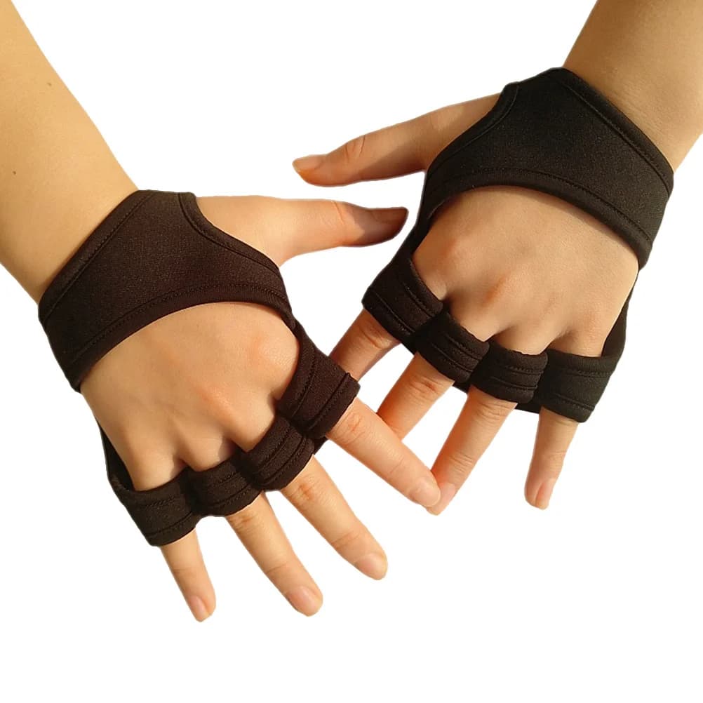 Anti-Slip Gym Gloves Men Women Weight Lifting Half-Finger Workout Gloves Padded Wrist Support Sweat-Wicking Palm