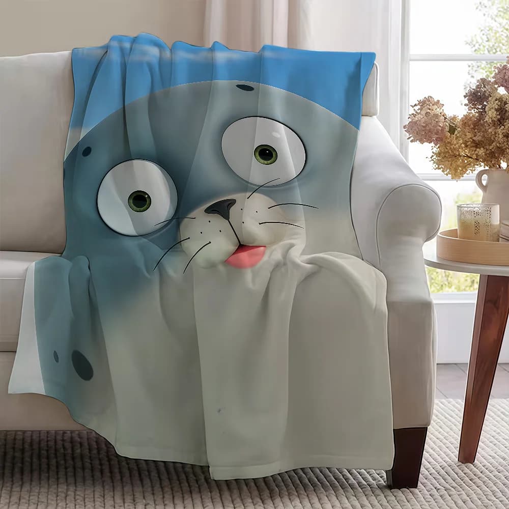 Cartoon Cute S-SealookS Blanket Soft Warm Furry Throw Super Kids Toys Bed Sofa Car Cradle