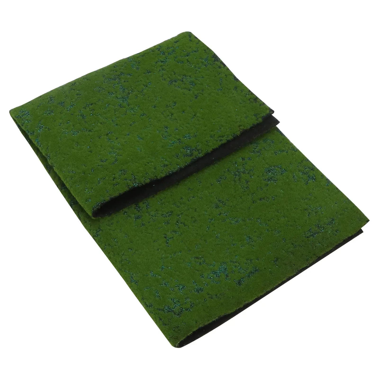 Simulation Artificial Moss Green Plants Pearl Cotton Lifelike Mini Grass Mat for Patio Home Office Garden Decoration Faux Moss
