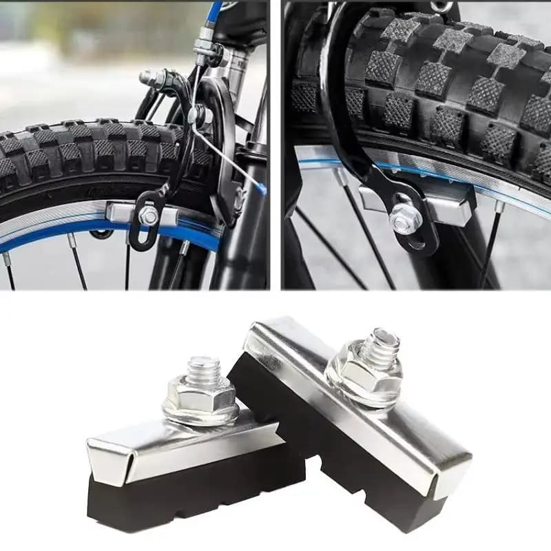 1 Paio di Pastiglie Freno Vintage per Bicicletta, Blocchi Freno Classici a V per Caliper, Ricambi per Ciclismo