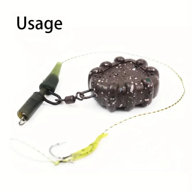Pesi da Pesca alla Carpa YOTO 42g/56g/70g/85g, Pesi in Piombo Puro, Accessori per la Pesca