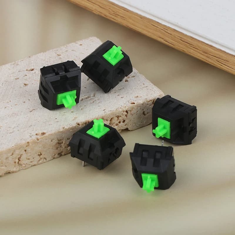 Green RGB hot sale switches for Chroma Blackwidow mechanical keyboard and others with 4 pin led switch
