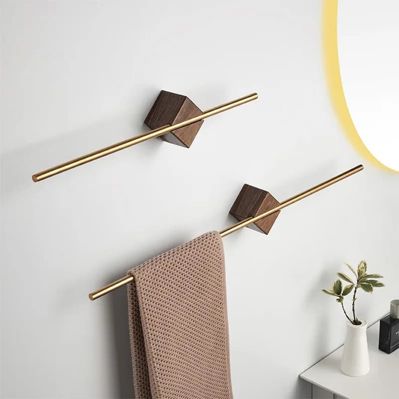 Portasciugamani da 40/50 cm, appendiasciugamani da parete, barre portaoggetti in acrilico per bagno e cucina