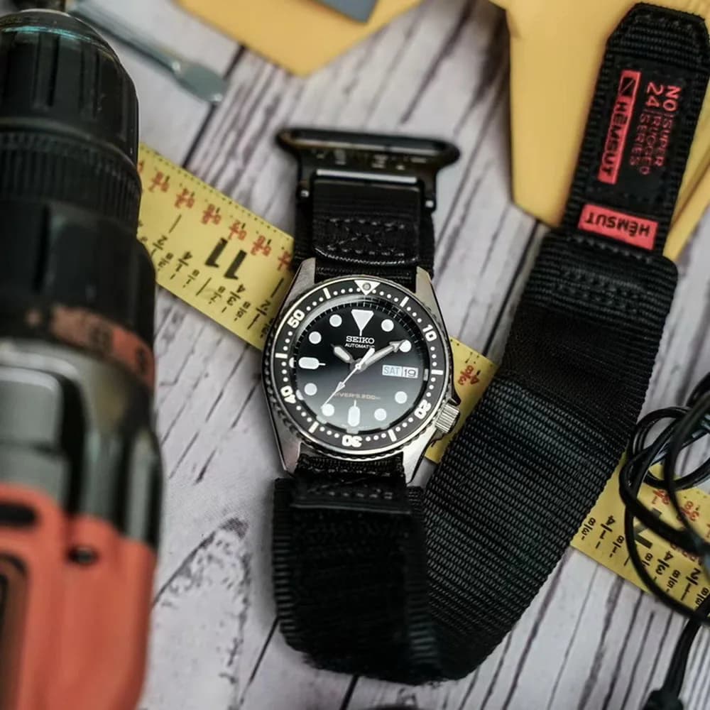 Cinturino per orologio militare sportivo in nylon HEMSUT a sgancio rapido 20 22MM, cinturini morbidi e confortevoli per uomo e donna