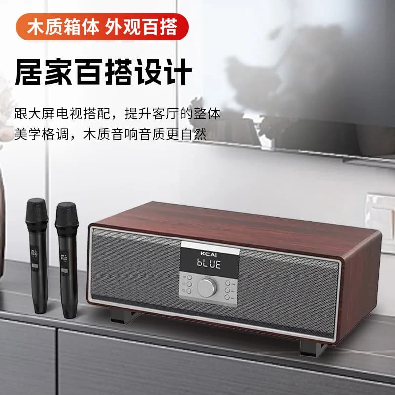 Sistema audio domestico per karaoke con altoparlante ad alta potenza, potente amplificatore di suono