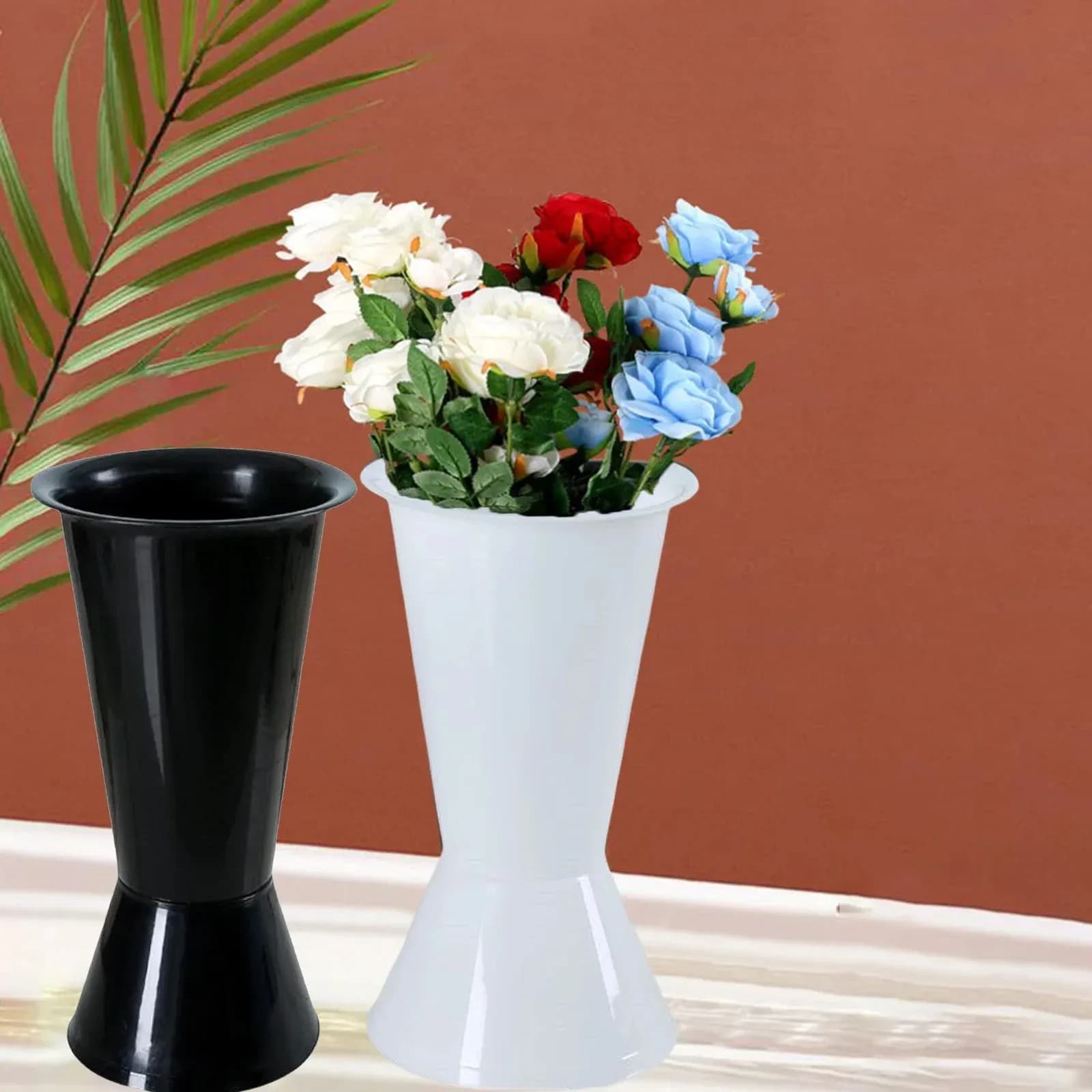 4/8PC Plastic Flower Pot Decorative Bucket Jar Vase Table Parties Bedroom Sword Bucket Wrapping Tool Flower Arranging Arrow Tube