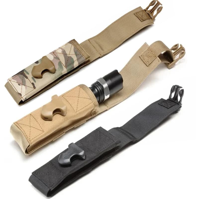 Custodia per torcia Custodia per torcia Molle EDC Marsupio per attrezzi Sport all'aria aperta Campeggio Escursionismo Caccia Accessori Copertura per forbici