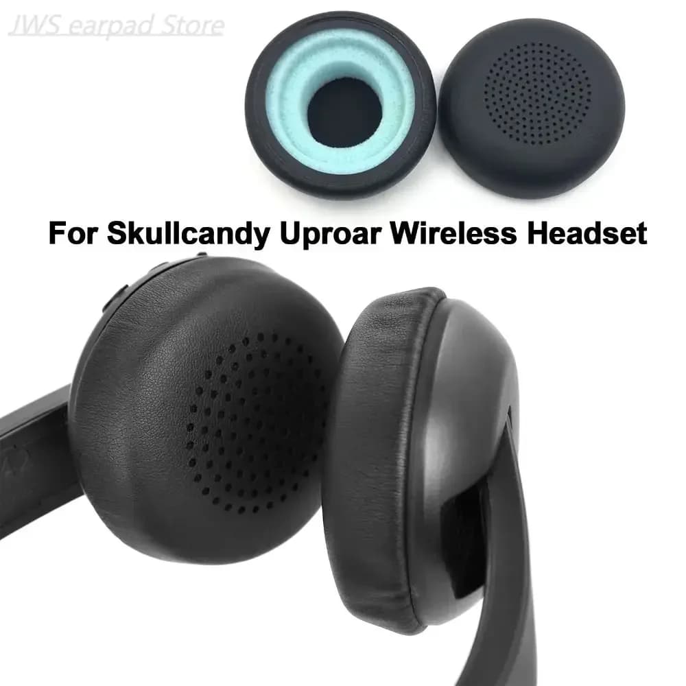 2 pcs memory foam ear cushion lining for Skullcandy Uproar headphones wireless earphones game ear pads