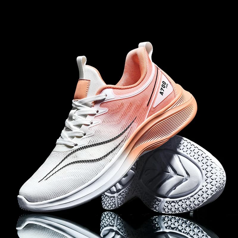 Scarpe da Corsa Casual da Uomo Traspiranti con Fibbia Girevole, Impermeabili in Mesh per Allenamento Outdoor e Palestra