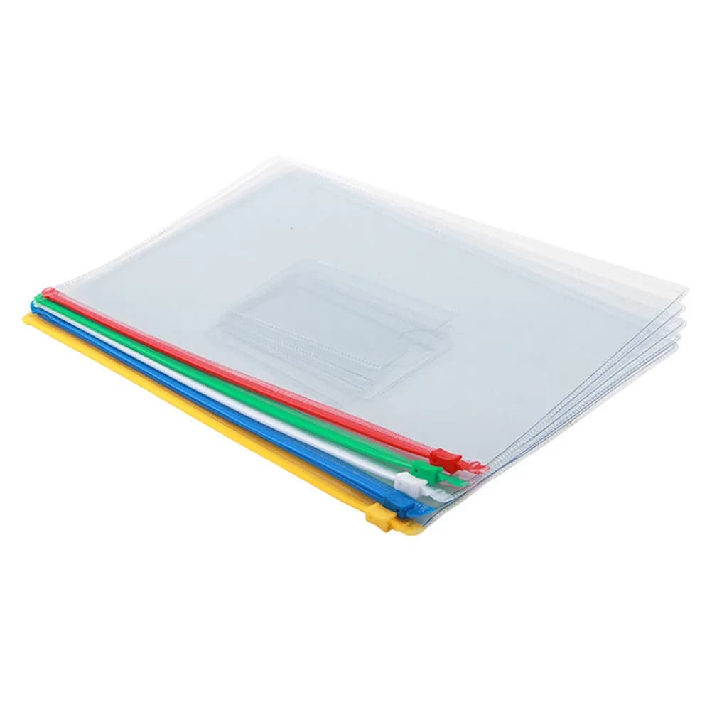 Storage Document File Organizer Office Folder Clear Plastic Halloween Christmas Plastic File Bags Portable Document Organizer