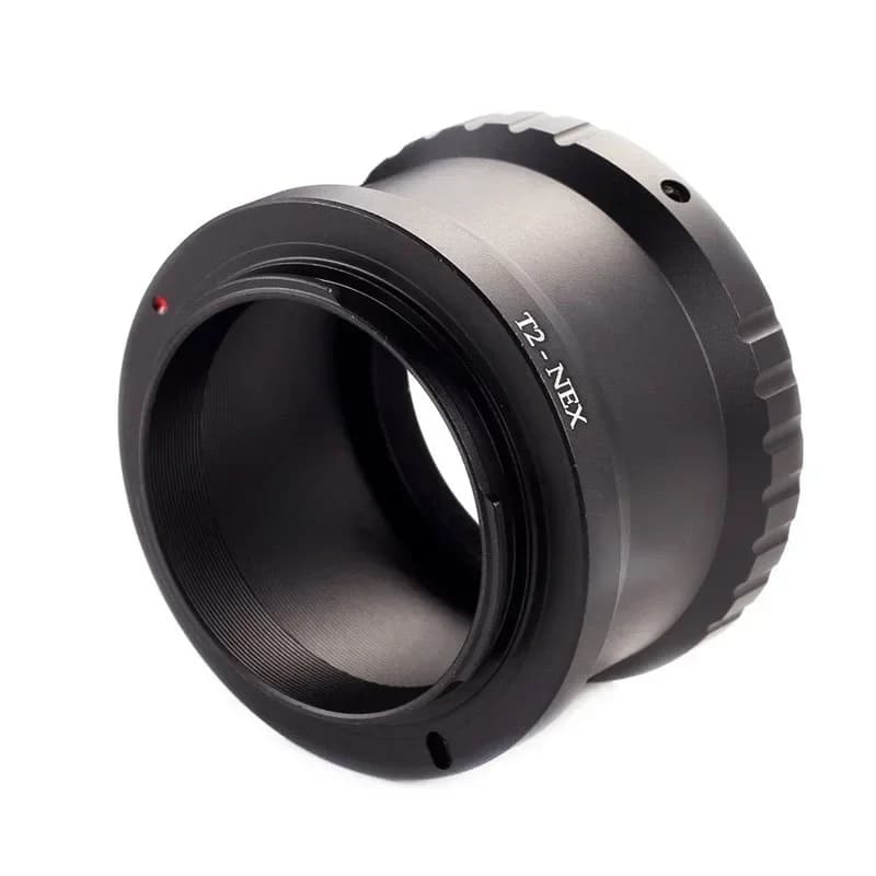 Adattatore ad anello T2 NEX T per Sony NEX E-Mount NEX-7 3N 5N 5R VG40 A7R II A6300 A6000 Obiettivo per microscopio telescopico T2/T
