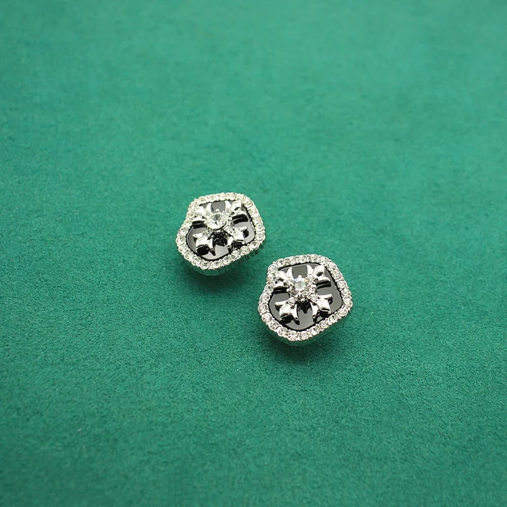 Nuovo perno in argento sterling 925 all'ingrosso, orecchino a croce in rame, per gioielli da donna