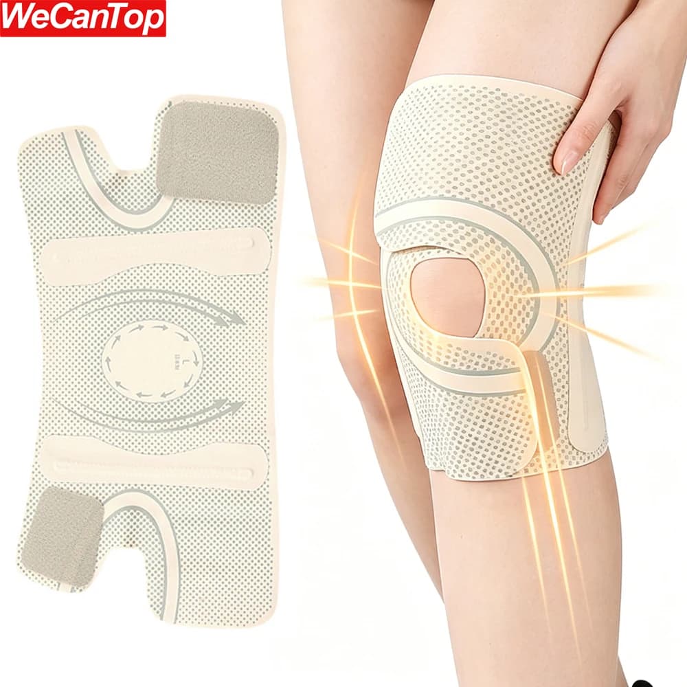 1 Pezzo di Supporto per Ginocchio Sottile e Traspirante, per Uomini e Donne, per Supporto Lesioni, Corsa e Sport, Artrite
