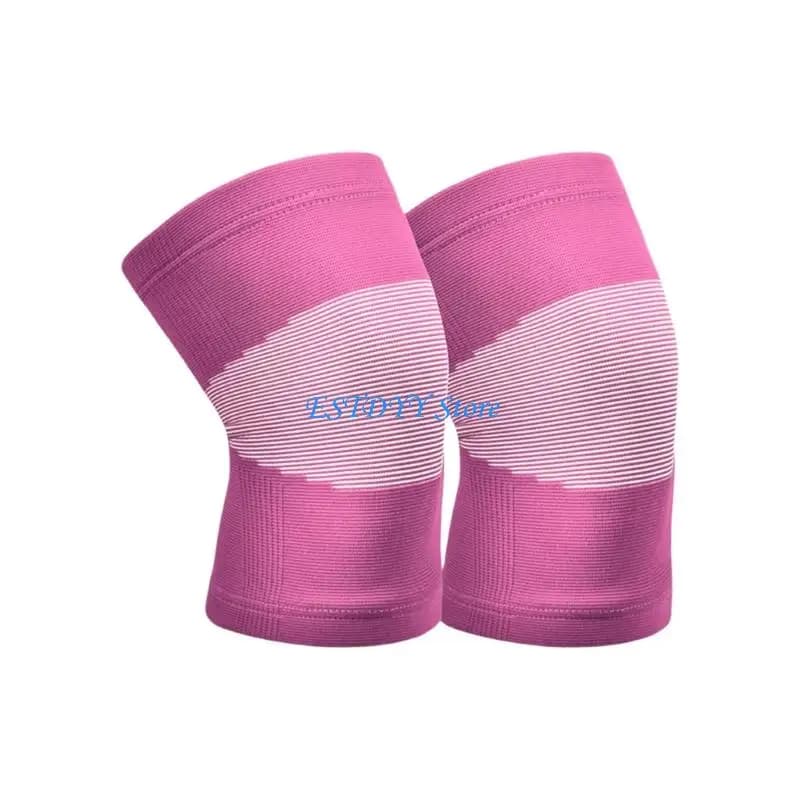 Ginocchiera a doppio strato G6DE, maniche compressione ginocchio spesse, supporto per ginocchio traspirante