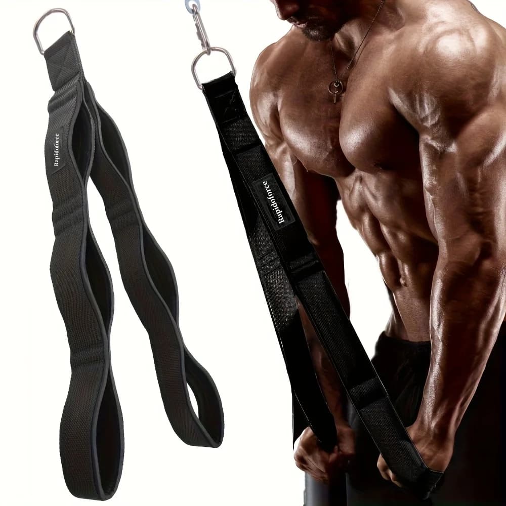 [Corda for extra long triceps] Extra long triceps with comfortable grip | String accessory for tricipites to improve exercise